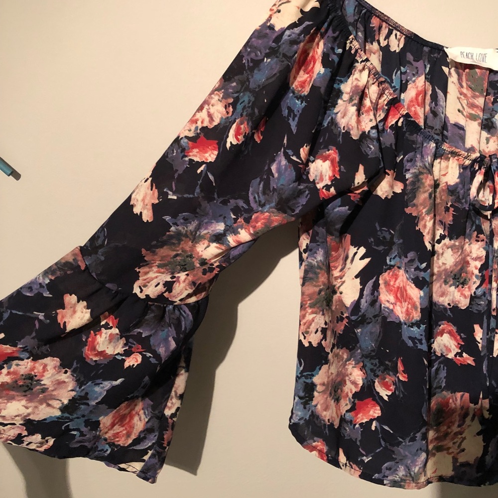 Floral Off the Shoulder Top